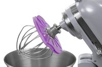 Whisk Wiper PRO for Stand Mixers - Mix Without The Mess - The Ultimate Stand Mixer Accessory - Compatible With KitchenAid Tilt-Head Stand Mixers - 4.5 & 5qt (1pc PRO Tilt-Head, Violet)