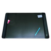Artistic 413861 Executive Desk Pad with Leather-Like Side Panels, 36 x 20, Black
