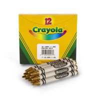 Crayola Bulk Crayons, Gold (12 Count) Great for Kids Classrooms or Preschools, Non-Toxic Art Tools for Kids 4 & Up