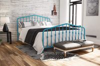 Novogratz Bushwick Bed, Full, Blue