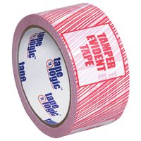 Tape Logic T905ST01 Security Tape, Legend"Tamper Evident", 110 yds Length x 3" Width, 2.5 mil Thick, Red on White (Case of 24)