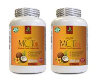 Appetite suppressant and Energy Booster - MCT Oil 100% Pure 3600MG - Keto Formula - mct Oil for Humans - 2 Bottles 300 Softgels