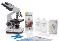 Professional Microscope Kit for Fecal Egg Count, by Eggzamin. Binocular Microscope and Accessories for Conducting Fecal Egg Count to Test Your Animals for parasites. Instructions