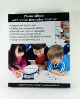 Photo Album with Digital Voice Recording Technology. Scrapbooking Too.