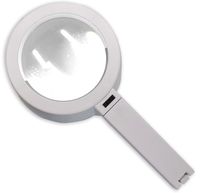 2x LED Dome Magnifier with 6" Handle