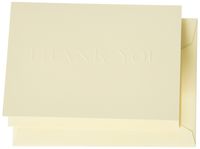 Crane & Co. Blind Embossed Thank You Note (CT1417)