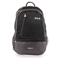 Fila Duel School Laptop Computer Tablet Book Bag Backpack, Black, One Size