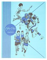 Mead Color Talk Pee Chee Portfolio, Light Blue