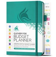 Clever Fox Budget Planner - Expense Tracker Notebook. Monthly Budgeting Journal, Finance Planner & Accounts Book to Take Control of Your Money. Undated - Start Anytime. A5 Size Turquoise Hardcover