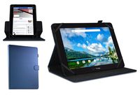 MiTAB Blue Rotational Stand Case Cover Compatible with The Verizon Ellipsis 10 Tablet