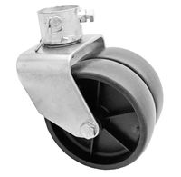 WennoW 2,000lbs 6" Dual Trailer Jack Wheel Caster fits Any Jack Better Soft Ground Roll