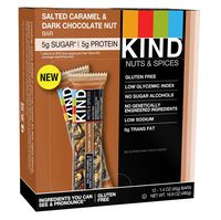 KIND Bars, Salted Caramel & Dark Chocolate Nut, Gluten Free, 48 Count