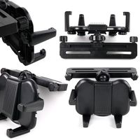 DURAGADGET in-Car Headrest Mount w/Adjustable Arms - Suitable for Use with Philips PD7012/37 LCD Dual Screen & PD700/37 7-Inch LCD Portable DVD Players