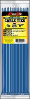Pro Tie MD11SD100 11-Inch Metal Detectable Standard Duty Cable Ties, Blue, 100-Pack