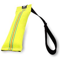 Bungee Dog Bite Tug Toy - Ideal for Fun Interactive Play, Tug of War & Puppy Training - Tough, Durable Pull Toys for Medium to Large Dogs - Safe Fire Hose Dog Tugger with Strong Handle - Handmade