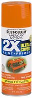 Rust-Oleum 327873 American Accents Spray Paint, Gloss Real Orange