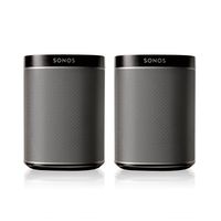SONOS Play:1 2-Room Streaming Music Starter Set Bundle (Black)
