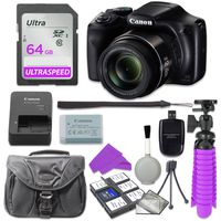 Canon PowerShot SX540 Digital Camera with 64GB SD Memory Card + Accessory Bundle