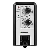 VIVOSUN Short Period Repeat Cycle Timer Intermittent Timer 3 Cycle Mode for Day, Night, 24 Hour