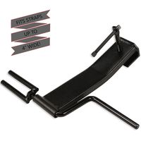 Cargo Tie-Downs Strap Winder, Black Powder Coated Steel, Roll-up Flatbed Trailer Winch Straps up to 4" Wide, Used in Trailers, Trucks, Warehouses, Docks, Vans