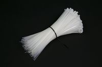 Multi-Purpose Cable Ties, Zip Ties Heavy Duty are Great for Cord & Cable Management. Wire Ties Measure 8" (1000, Clear)