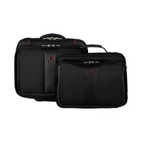 Wenger Luggage Patriot Rolling 2 Piece Business Set, Black