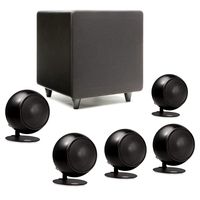Orb Audio: Mod1 Mini 5.1 Home Theater Speaker System - Surround Sound System - Includes 5 Orbs and 9'' Subwoofer - Great for Movies & Music, Outperforming Larger Subwoofers - Handmade in The US