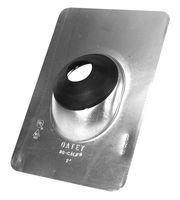 Oatey 12933 Aluminum 2" pipe diameter No-Calk Roof Flashing 9" x 12.5" Base