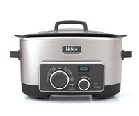 Ninja Multi-Cooker with 4-in-1 Stove Top, Oven, Steam & Slow Cooker Options, 6-Quart Nonstick Pot, and Steaming/Roasting Rack  (MC950ZSS), Stainless