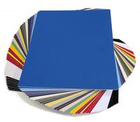 topseller100, Pack of 50 sheets 8x10 UNCUT matboard / mat boards (Mix)
