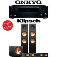 Onkyo TX-RZ1100 9.2-Channel Network A/V Receiver + Klipsch RP-280F + Klipsch RP-450C + Klipsch R-115SW - 3.1-Ch Home Theater Package
