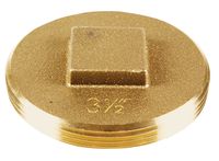 Oatey, 42373, Cleanout Plug, 3.5 In, Brass