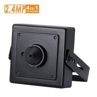 2.4MP Pinhole CCTV Camera, 3.7mm Pinhole Mini Lens, HD TVI/CVI/AHD/960H Output, Hidden Spy CCTV Surveillance Security System-Switchable Output