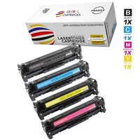 Global Cartridges Premium Quality Re-Manufactured Toner Cartridge Set Replacement for Canon 118 (1XBlack,1XCyan,1XYellow,1XMagenta)