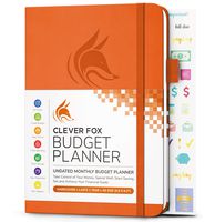 Clever Fox Budget Planner - Expense Tracker Notebook. Monthly Budgeting Journal, Finance Planner & Accounts Book to Take Control of Your Money. Undated - Start Anytime. A5 Size Orange Hardcover