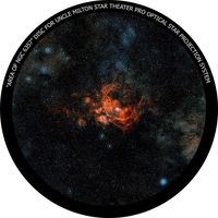 Area of NGC 6357 disc for Uncle Milton Star Theater Pro/Nashika NA-300 Home Planetarium