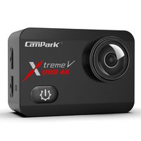 Campark X30 Native 4K 60fps Action Camera 20MP with EIS Anti Shake Touch Screen WiFi Waterproof Camera 40m with 2 1350mAh Batteries, 1 Charger and Mounting Accessories
