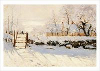 Nouvelles Images XDB 499 Holiday Boxed Note Card Set - The Magpie, 1869 (XDB 499)