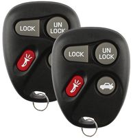 Discount Keyless Pair of Replacement 4 Button Automotive Keyless Entry Remote Control Transmitters KOBUT1BT