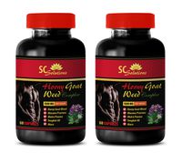 Enhancement Women - Horny Goat Weed - EPIMEDIUM 1560MG - All Natural Premium Herbal Blend - Promotes Healthy Sexual Vitality - Horny Goat Weed Extract with maca - 2 Bottles (120 Capsules)