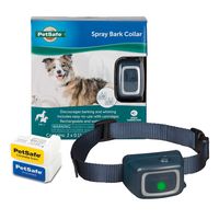 PetSafe Spray Bark Dog Collar - Anti-Bark Device for Dogs 8 lb. and Up - Water Resistant, Rechargeable Collar - Disposable Citronella and Unscented Spray Cartridges