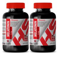 Immune System Supplement - MELATONIN 3MG - Brain and Memory Support - 2 Bottles (180 Lozenges)