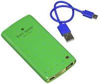 kate spade new york Portable Battery Charger [4000 mAh] USB Charging Power Bank Backup Battery Pack - Green
