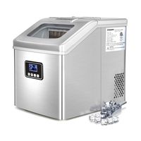 Euhomy Ice Maker Machine Countertop, 40Lbs/24H Portable Compact Ice Cube Maker with Ice Scoop And Basket Perfect For Your Home.