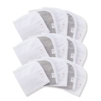 Burt's Bees Baby 15-Pack Washcloths, Absorbent Knit Terry, Super Soft 100% Organic Cotton, Value Bundle, Heather Grey
