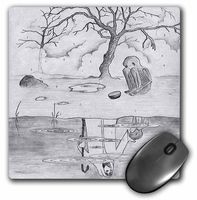 3dRose LLC 8 x 8 x 0.25 Inches Tree of Life Mouse Pad (mp_14448_1)