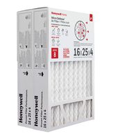 Honeywell Home MicroDefense AC Furnace Air Filter 16 x 25 x 4 MERV 8 (2 pk) - CF408H1625