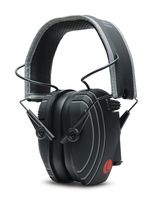 Lucid Audio AMPED Sound Amplifying Hearing Headphones - Black/Gray On-The-Ear (Hearing protection, headphones, hearing enhancement, hearing amplifier, sound reduction, TV enhancement, noise reduction)