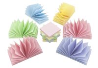 4A Sticky Pop-up Notes,3 x 3 Inches,Pastel Assorted,Self-Stick Notes,100 Sheets/Pad,12 Pads/Pack,4A 303x12-Z