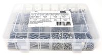 iExcell 1600 Pcs Stainless Steel 304 M3 Hex Socket Button Head Cap Screws, Nuts, Washers and Hex Key Wrench Kit